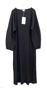 COS Minimalist PLEATED MIDI DRESS Size S UK 8-10 RRP £95 Black BNWT Issey Miyake - Picture 1 of 11