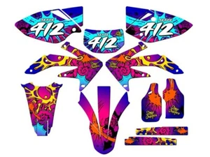 2005-2007 CRF 450 X ZANY Pink Senge Graphics Kit Compatible with Honda - Bild 1 von 10