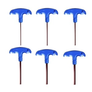 Reliable T-Handle Allen Wrench with Rubber Grip Long Handle Allen Hex Key - Imagen 1 de 14