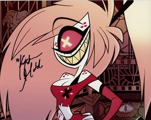 Krystina Alabado Hazbin Hotel 8x10 Signed Photo JSA Certified Autograph - Picture 1 of 3
