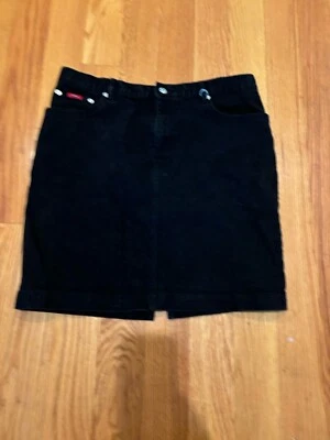 Falda vaquera negra Chaps Ralph Lauren talla 12 Foto 1 de 3