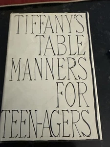 Tiffany's Table Manners for Teenagers - Hardcover w/DJ Third Printing 1961 - Bild 1 von 9