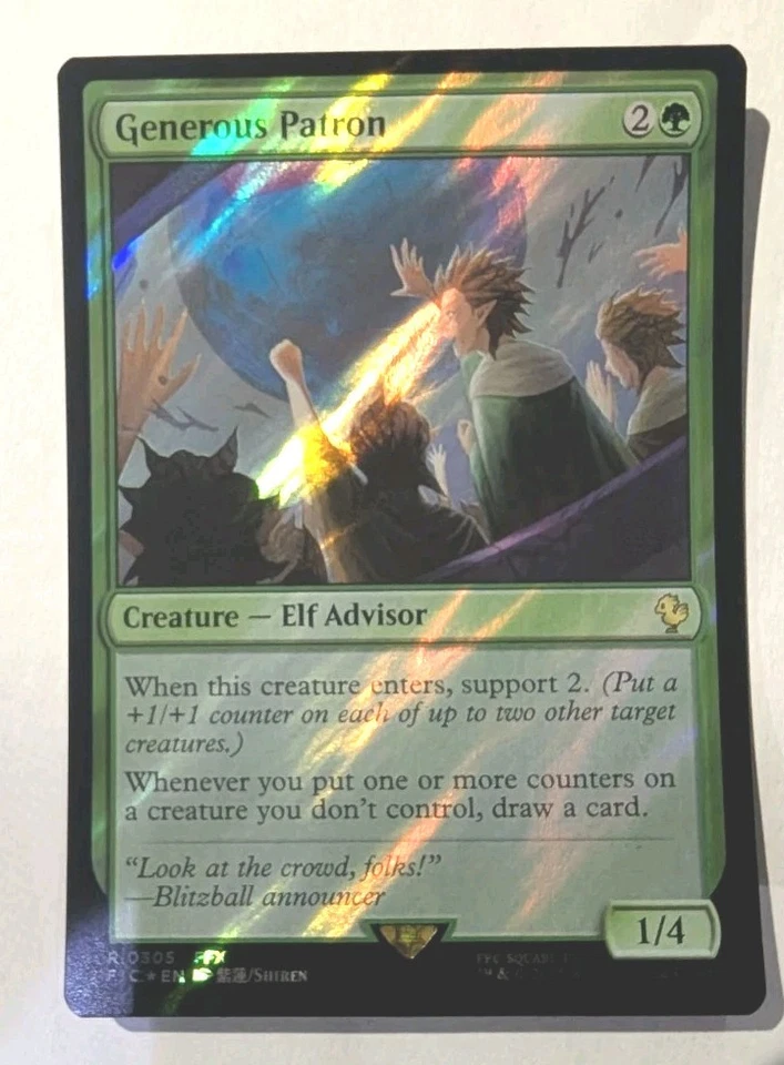 Generous Patron (Surge Foil) Commander: Final Fantasy Foil - Image 1 of 1