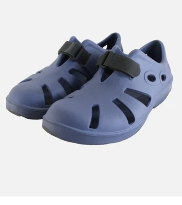 Sandalias Oofos Oocandoo Recuperación Mujer Talla 6 Azul Sin Cordones Correa Ajustable Foto 1 de 4