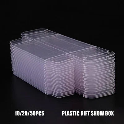10/20/50PCS Plastic Gift Box Transparent Box Model Car Toy Display Show Box Case - Image 1 of 4