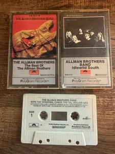Allman Brothers Cassette Tape Lot 3 Idlewild South Live VG Tested Ships Free - Picture 1 of 3