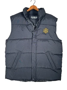 Veuve Clicquot (Size Large) Puffer Vest Black Champagne France Embroidered Logo - Picture 1 of 15
