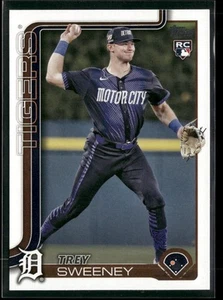 2025 Topps #67 Trey Sweeney Detroit Tigers novato - Imagen 1 de 2