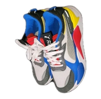 Zapatillas Puma RS-X Toys Azul Rojo y Amarillo Acentos Talla 9 1/2 Foto 1 de 4