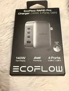 EcoFlow Rapid Pro Charger (140W 4 Ports)140W Max USB-C 4-in-1 Charger NEW IN BOX - Picture 1 of 1
