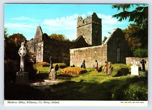 Postal irlandesa J Willis John Hinde 1973 Muckross Abbey, Killarney, Kerry Irlanda - Imagen 1 de 2