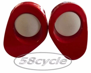 2003-2005 YAMAHA YZF-R6 Greggs Custom Signals Red Frosted Front Lights - Picture 1 of 1
