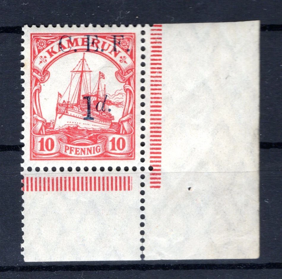 Camerún Británico 3b Esquina De La Hoja ** MNH NUEVO SIN CHARNELA 100EUR (CA3245 - Imagen 1 de 1