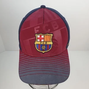 FC Barcelona Snap Back Hat Cap Football Soccer FCB Red Navy  - Picture 1 of 10