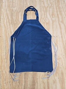 Lot of 3 Bib Apron Royal Blue Work Cleaning Shop Utility Protection Restaurant - Picture 1 of 4