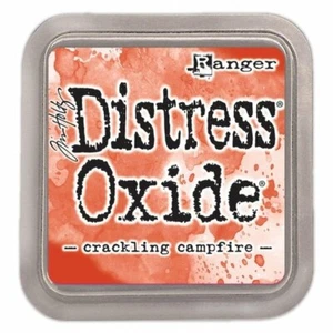 Tim Holtz, Distress Oxide Ink, Full Size, Crackling Campfire, Red Ink Pad, Rust - Foto 1 di 1