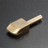 Leather Solder Iron Tip Brass Soldering Iron Tip to Burn the Edge Decorate DIY 