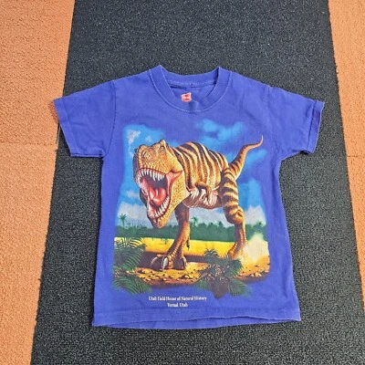 Camiseta Field Museum of Natural History Vernal Utah Dinosaurio Juvenil XS Azul V2a Foto 1 de 4