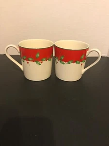 lenox dimension collection holiday Holly Berry 12oz Mug - Picture 1 of 5