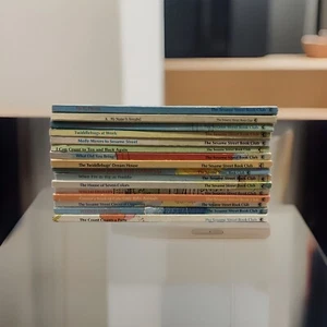 Vtg Lot Of 16 Sesame Street Book Club 1980s Hardcover Books Golden Press HB - Picture 1 of 15