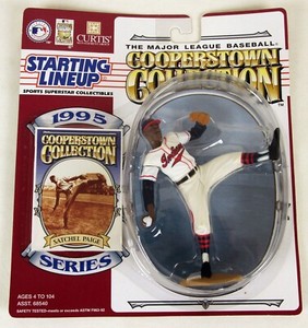 Starting Lineup Cooperstown Collection Satchel Paige 1995 MLB Figure & Card