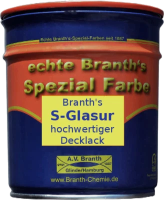 BRANTH-CHEMIE High-Solid Lackfarbe, RAL 5002 Ultramarinblau hochglänzend, 750 ml