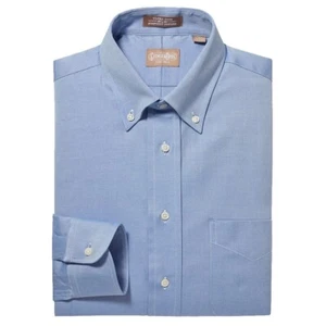 Gitman Button Down Pinpoint Blue Dress Shirt - Picture 1 of 1