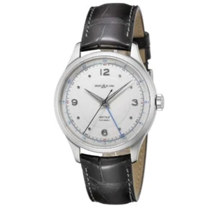 Montblanc Heritage 119948 GMT Men's Watch New + Box & Paper's - Picture 1 of 6