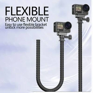 19 inch Webcam Stand Flexible Arm Desk Gooseneck Mount Stand F Cell Phone Holder - Picture 1 of 21