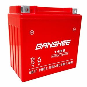 Banshee YTX14-BS ATV Battery for Honda 350cc TRX350 Rancher 2003 - 4 Yr Warranty