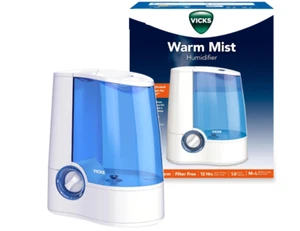 Vicks Warm Mist Humidifier - Air Humidifier for Bedroom, Home & Large Room, Baby - Picture 1 of 8