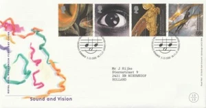 England GB FDC 2000 / 1901-1904 - Millennium Sound and Vision (015) - Imagen 1 de 1