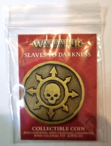 Warhammer Fantasy Age of Sigmar Collectible Coin Slaves to Darkness Chaos New - Picture 1 of 1