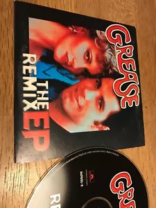 JOHN TRAVOLTA & OLIVIA NEWTON-JOHN "GREASE" 1998 THE REMIX EP MINI LP COVER RARE - Picture 1 of 12