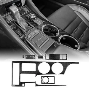For Lexus RC300 350 200T Gear Shift Water Cup Panel Cover Sticker Carbon Fiber - Picture 1 of 7