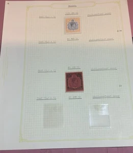 Bermuda George VI key Type High Values -  12/6 Aug ‘'50 MVLH £1 Apr ‘52 Mint - Picture 1 of 5