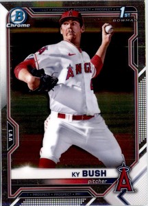 2021 Bowman Draft Chrome Ky Bush Los Angeles Angels #BDC-149