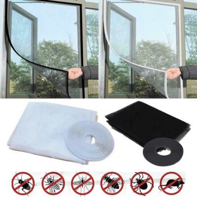 Window Net Mesh Screen Fly Insect Mosquito Moth Insect Screen Netting - UK STOCK - Image 1 of 4