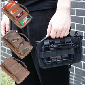 Tactical Molle Wallet Bag ID Credit Card Phone Holster Protable Hand Carry Pouch