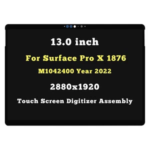 Conjunto de pantalla digitalizador de pantalla táctil LCD de 13" para Microsoft Surface Pro X 1876 - Imagen 1 de 6