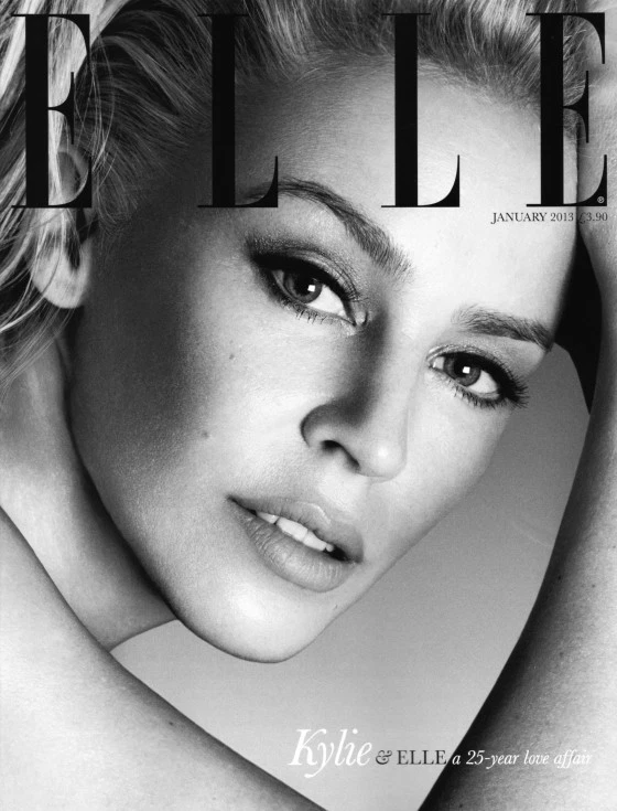 Elle Magazine BRITISH UK JANUARY 2013 Kylie Minogue LIMITED EDITION COVER Foto 1 de 1