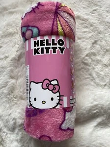 SANRIO HELLO KITTY PLUSH SILK TOUCH THROW BLANKET HELLO KITTY & FRIENDS 40 X 50" - Picture 1 of 2