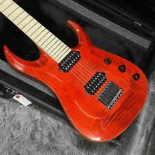 Overload Custom Guitars Raijin7 Baritone Carved Top Trans Red for sale