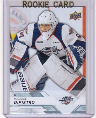 MICHAEL DiPIETRO 18/19 Upper Deck CHL Pre-Rookie 12 Vancouver Canucks Draft Pick - Image 1 of 2