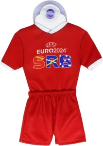UEFA Euro 2024 - Mini-Kit 17 X 14 cm mit Saugnapf - Motiv Serbia - Bild 1 von 4