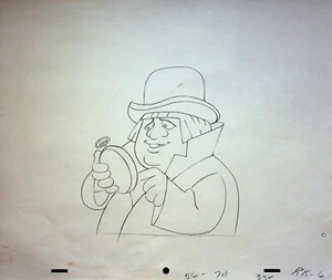 Tabitha und Adam und die Clownfamilie 1972 Produktion handgezeichneter Bleistift ABC - Bild 1 von 2