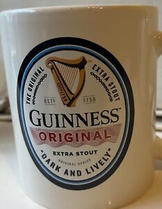 Official Merchandise 2020 Guinness Original Extra Stout Cream Ceramic Mug VGC