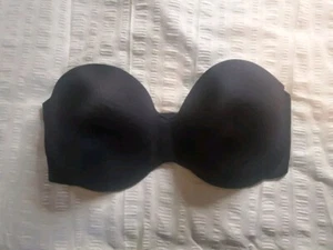 Vanity Fair Women's Black Underwire Smoothing Strapless Bra 36D 74202 - Picture 1 of 11