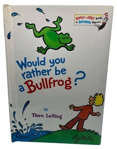 Would you rather be a bullfrog? (C) 1975 Book Club Edition - Picture 1 of 7