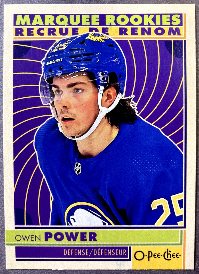 2022-23 O-Pee-Chee Marquee Rookie Retro #566 Owen Power Buffalo Sabres RC - Image 1 of 1